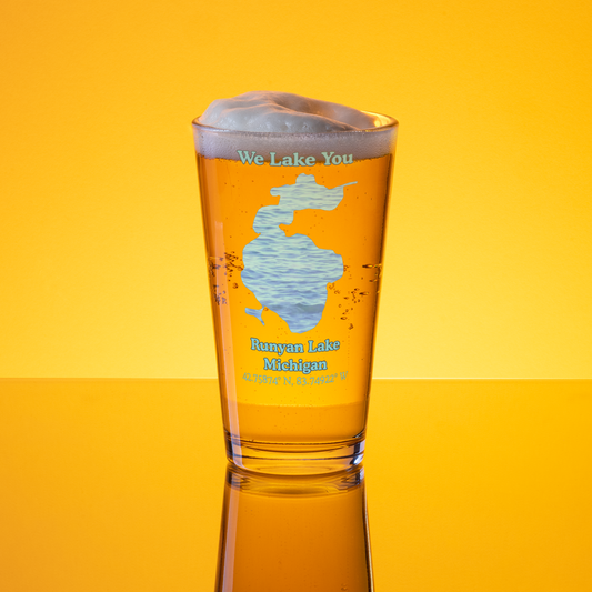 Runyan Lake 16 oz Pint Glass