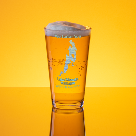 Lake Manuka 16 oz Pint Glass