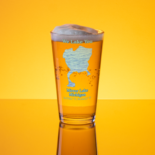 Mirror Lake 16 oz Pint Glass