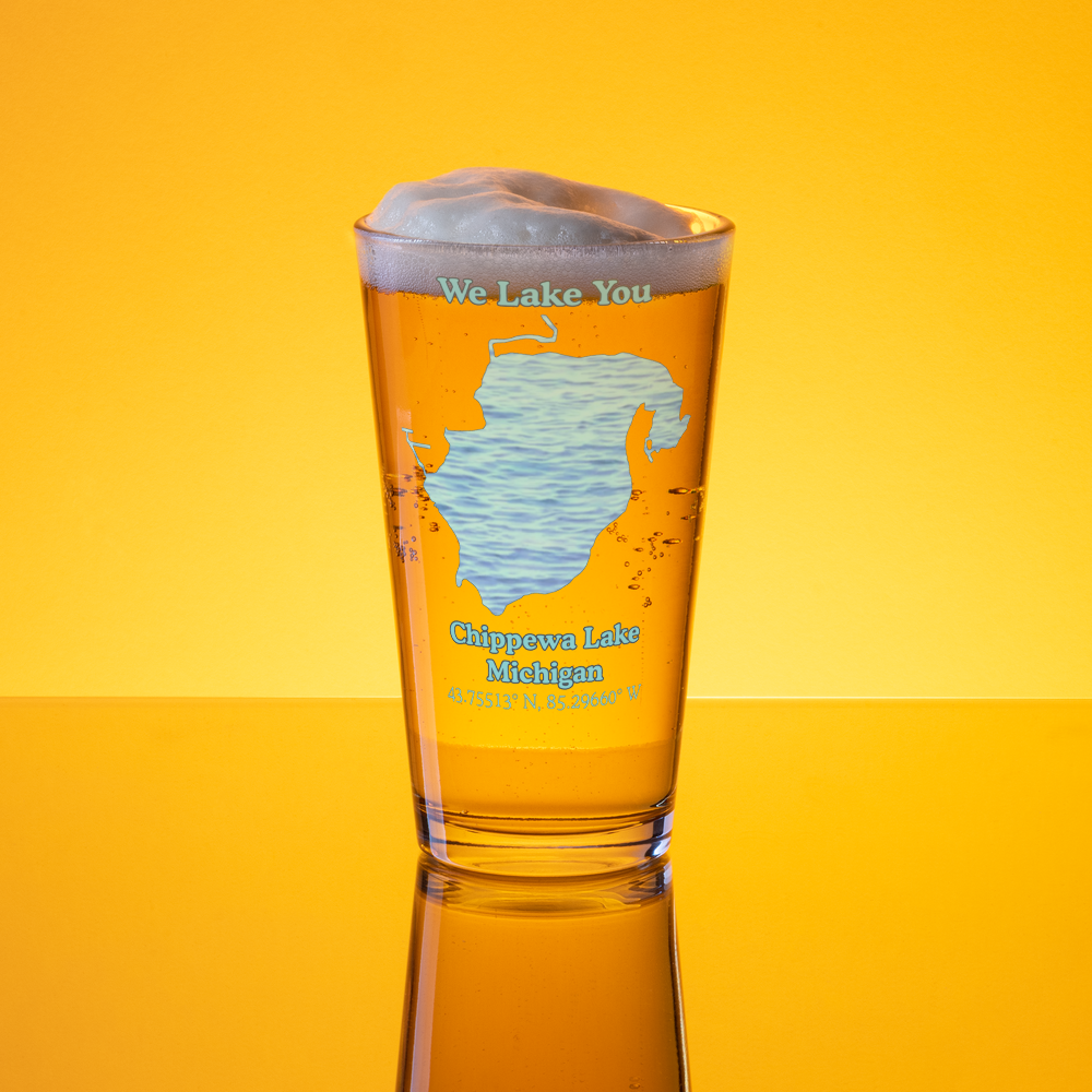 Chippewa Lake 16 oz Pint Glass