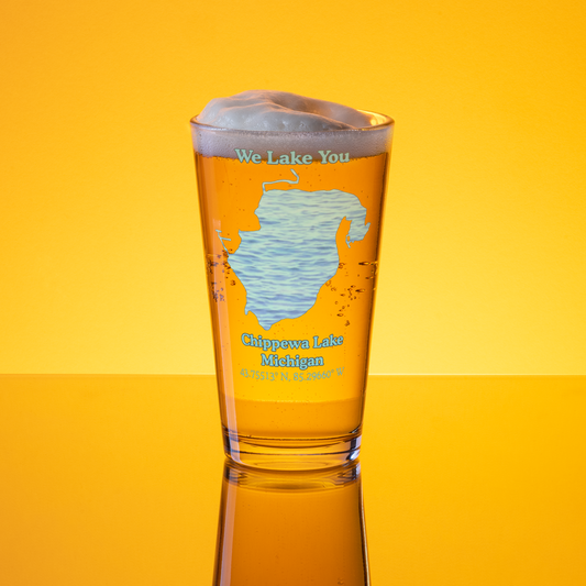 Chippewa Lake 16 oz Pint Glass