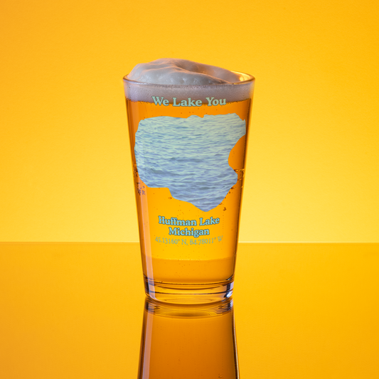 Huffman Lake 16 oz Pint Glass