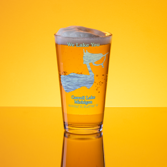 Carroll Lake 16 oz Pint Glass