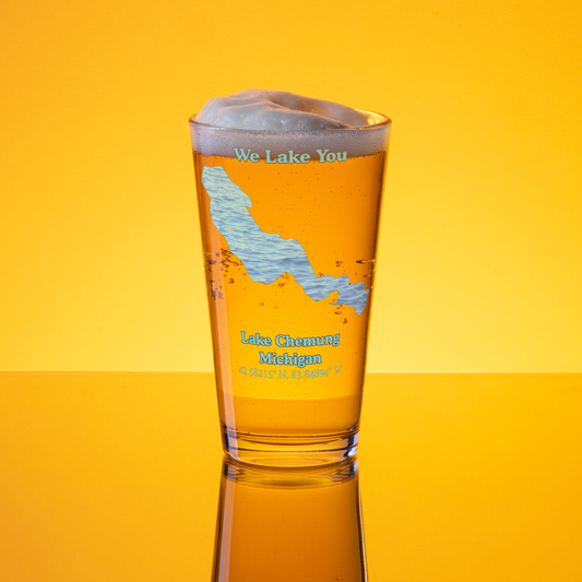 Lake Chemung 16 oz Pint Glass