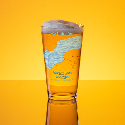 Morgan Lake 16 oz Pint Glass