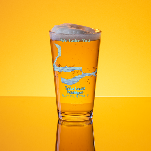 Lake Laura 16 oz Pint Glass