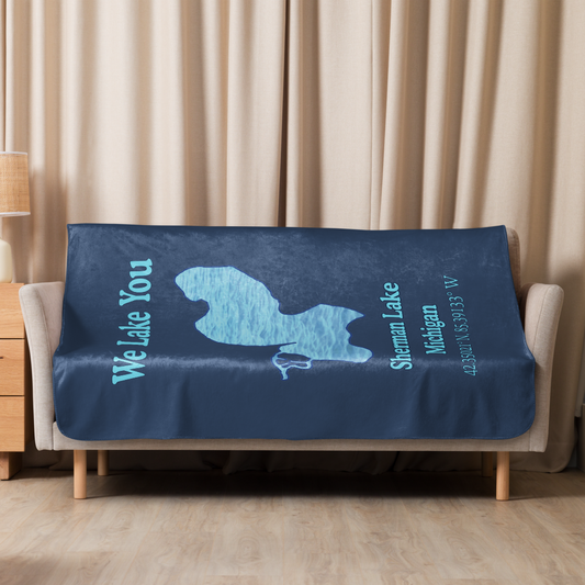 Sherman Lake Sherpa Blanket