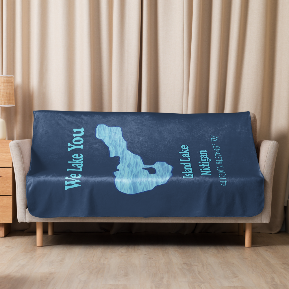 Island Lake Sherpa Blanket