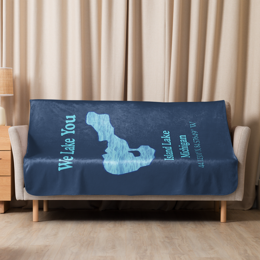 Island Lake Sherpa Blanket