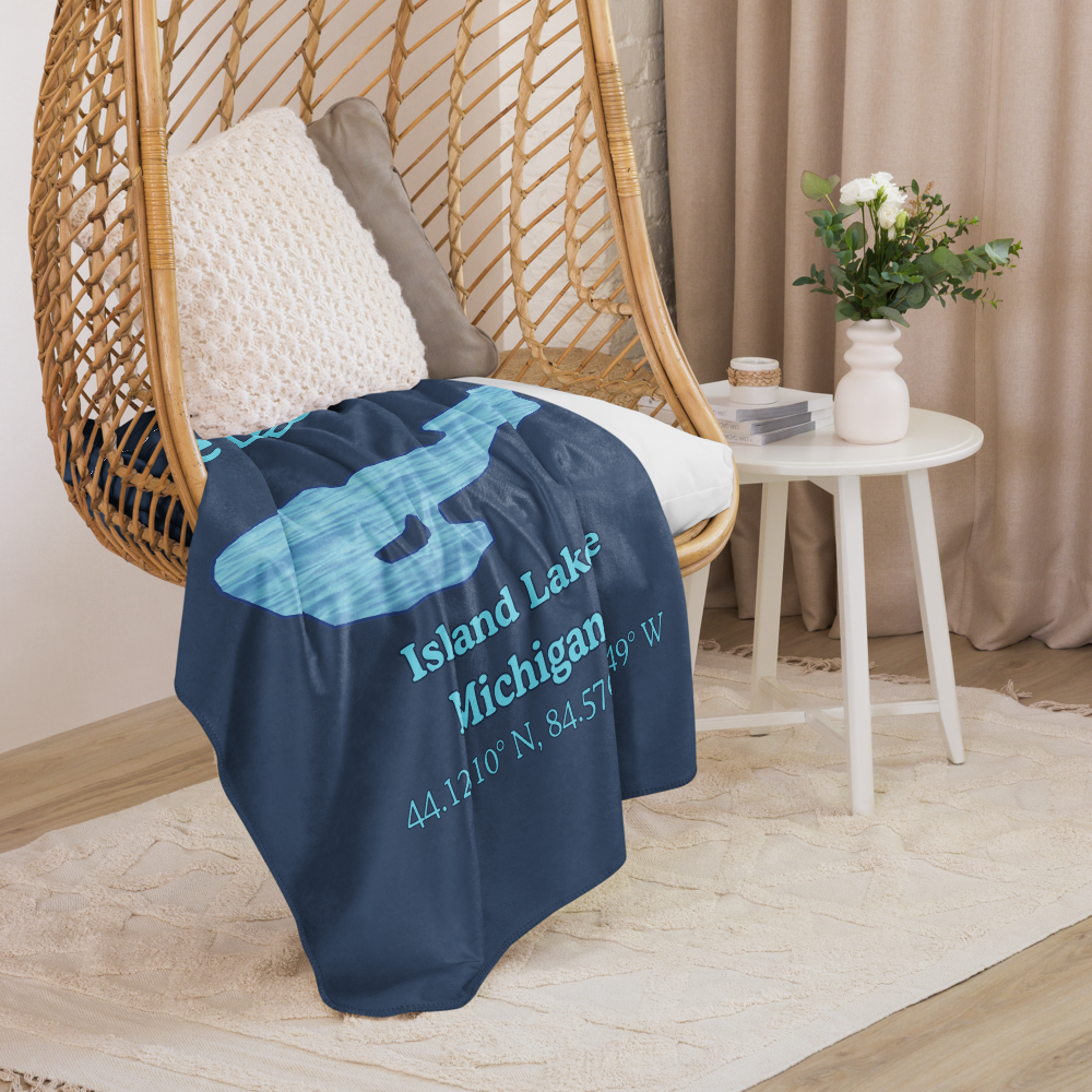 Island Lake Sherpa Blanket