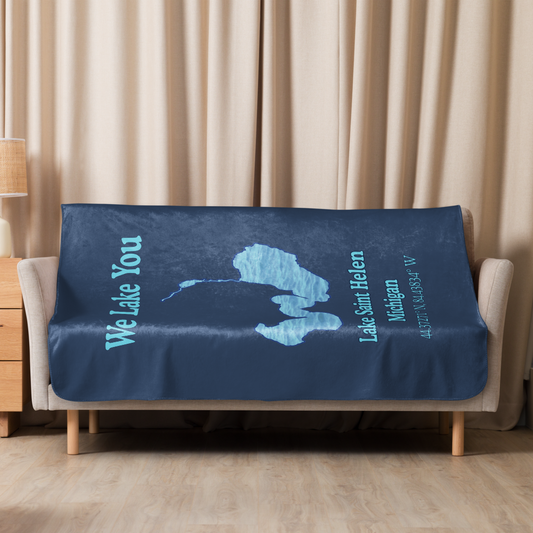 Lake Saint Helen Sherpa Blanket
