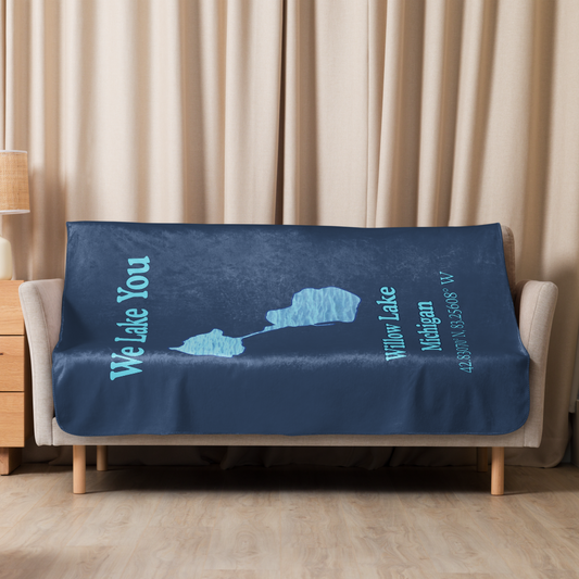 Willow Lake Sherpa Blanket