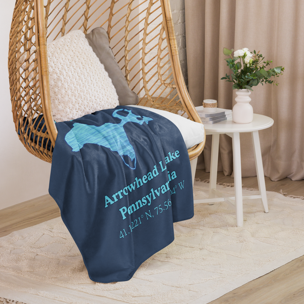 Arrowhead Lake Sherpa Blanket
