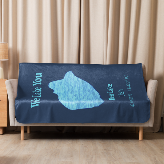 Bear Lake Sherpa Blanket