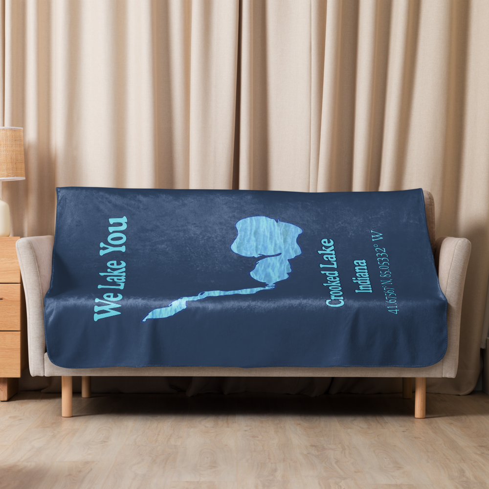 Crooked Lake Sherpa Blanket