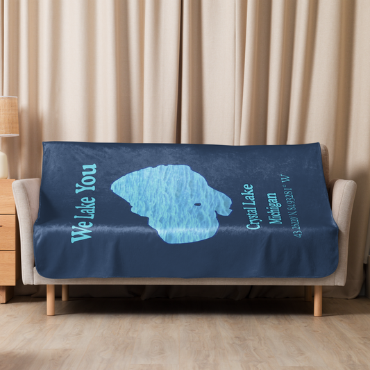 Crystal Lake Sherpa Blanket
