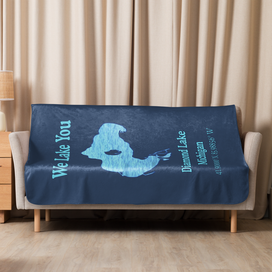 Diamond Lake Sherpa Blanket