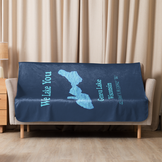 Geneva Lake Sherpa Blanket