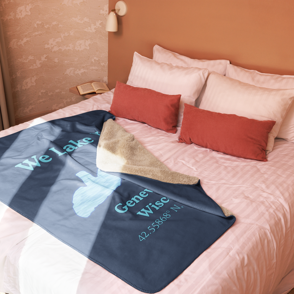 Geneva Lake Sherpa Blanket