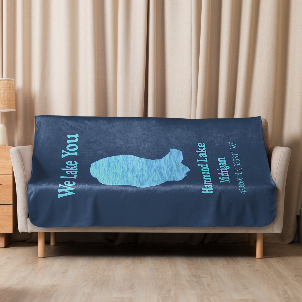Hammond Lake Sherpa Blanket