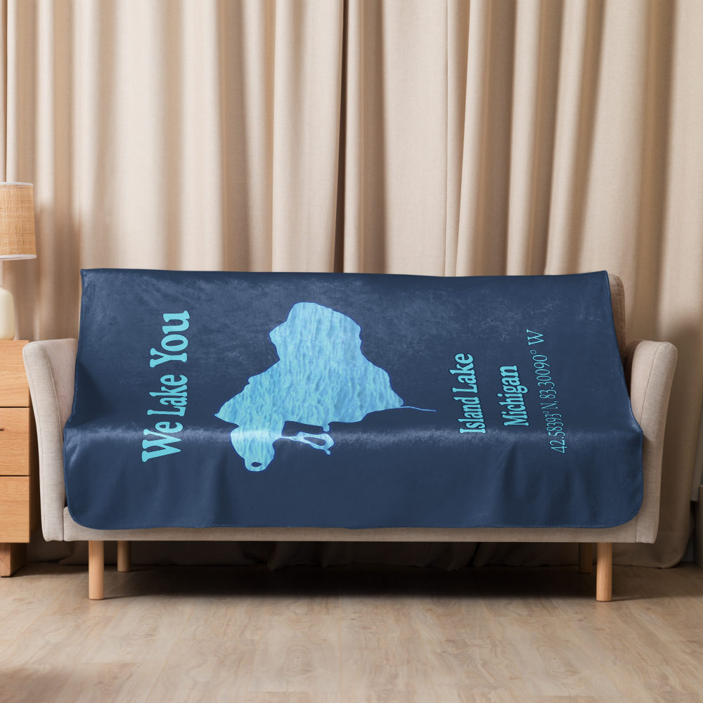 Island Lake Sherpa Blanket