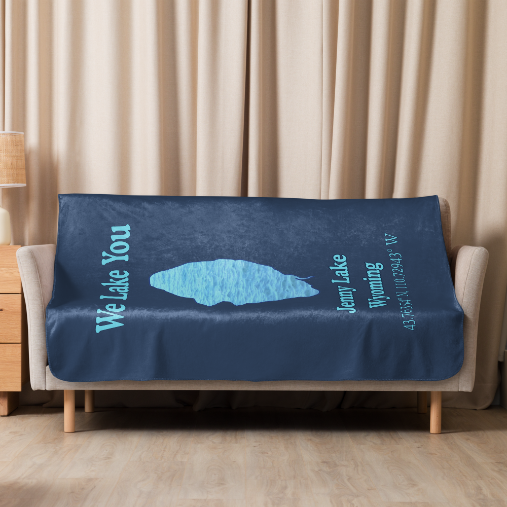 Jenny Lake Sherpa Blanket