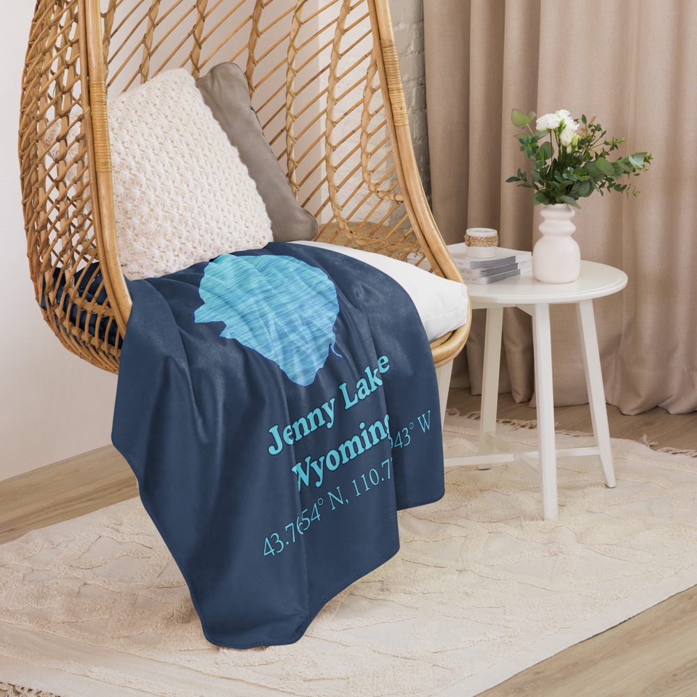 Jenny Lake Sherpa Blanket