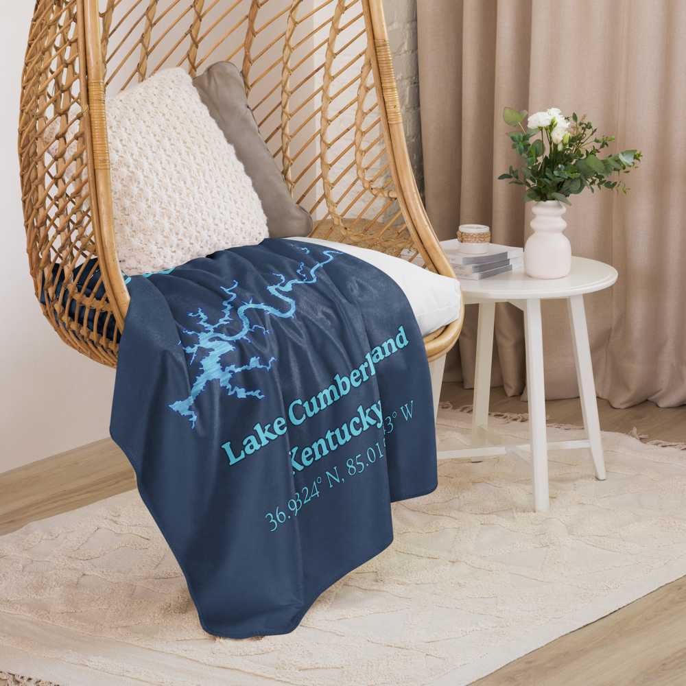 Lake Cumberland Sherpa Blanket