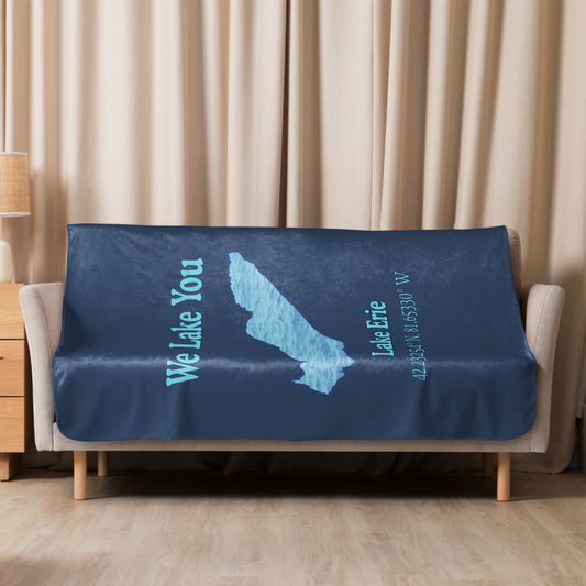 Lake Erie Sherpa Blanket