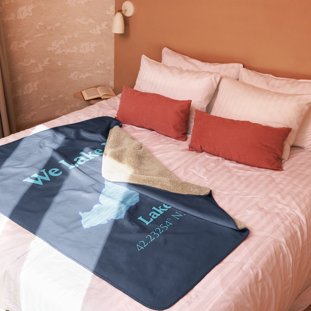 Lake Erie Sherpa Blanket