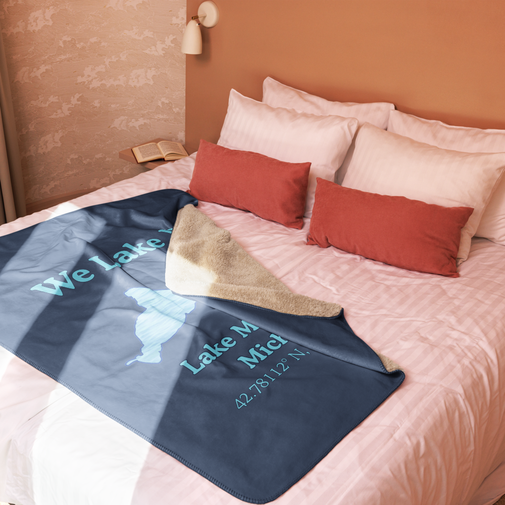 Lake Macatawa Sherpa Blanket
