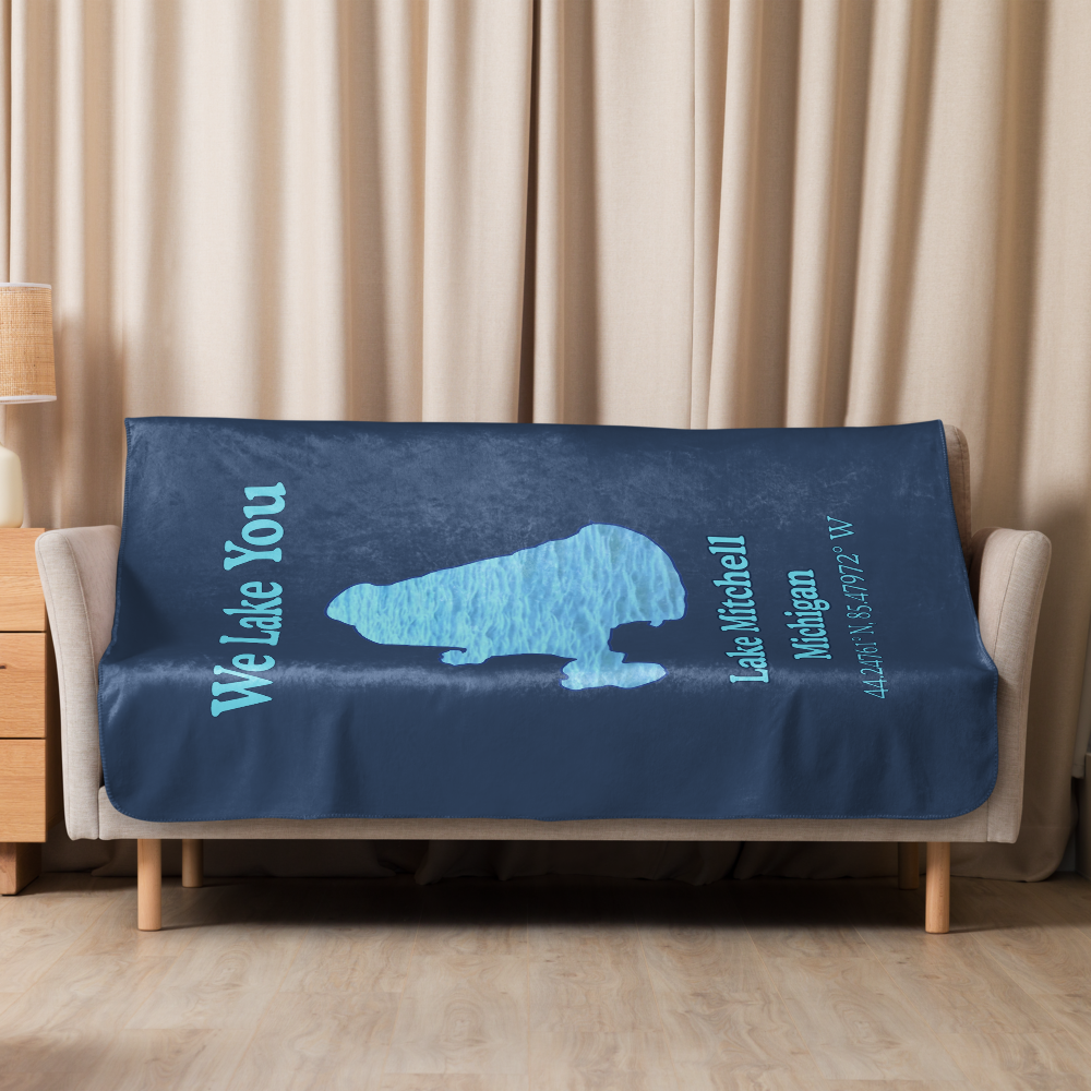 Lake Mitchell Sherpa Blanket