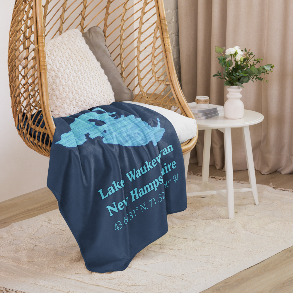 Lake Waukewan Sherpa Blanket