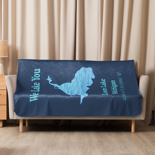 Loon Lake Sherpa Blanket
