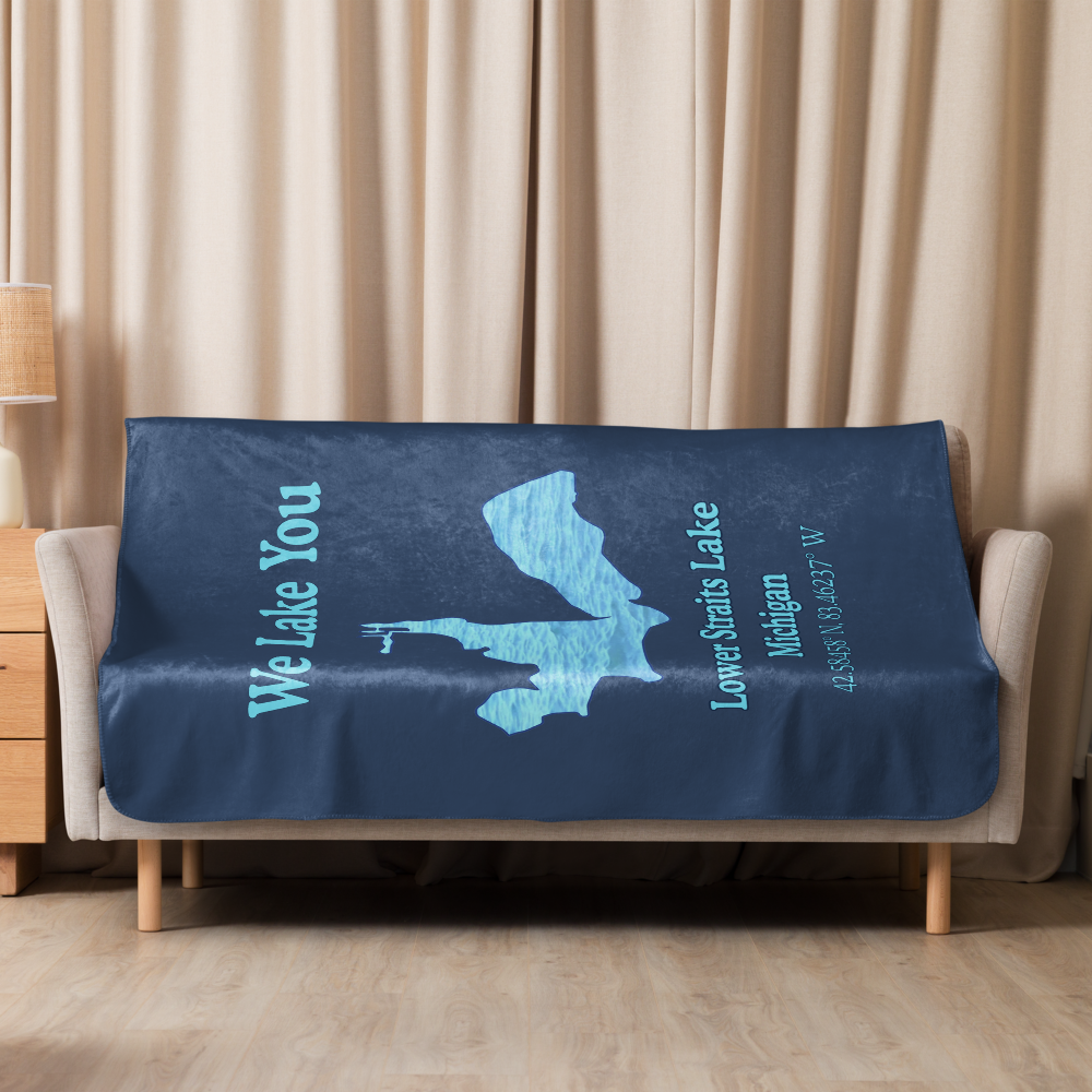 Sherpa blanket with Lower Straits Lake