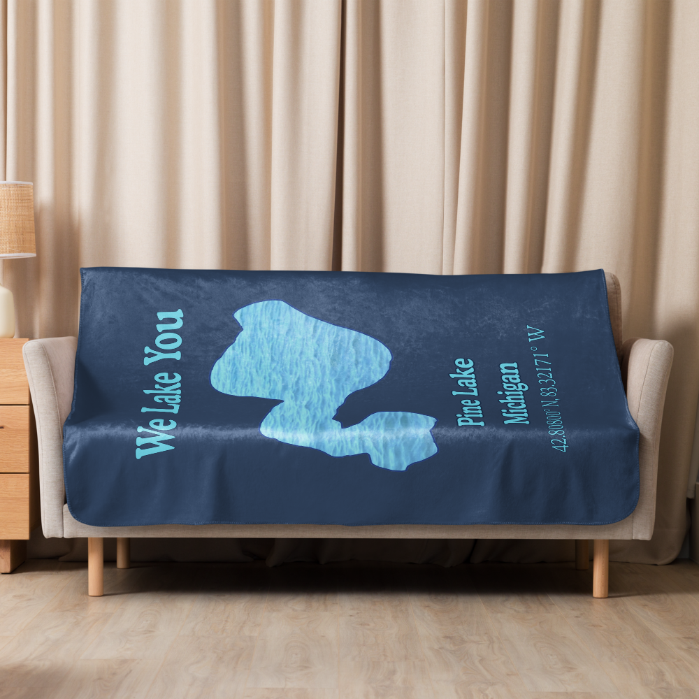 Pine Lake Sherpa Blanket