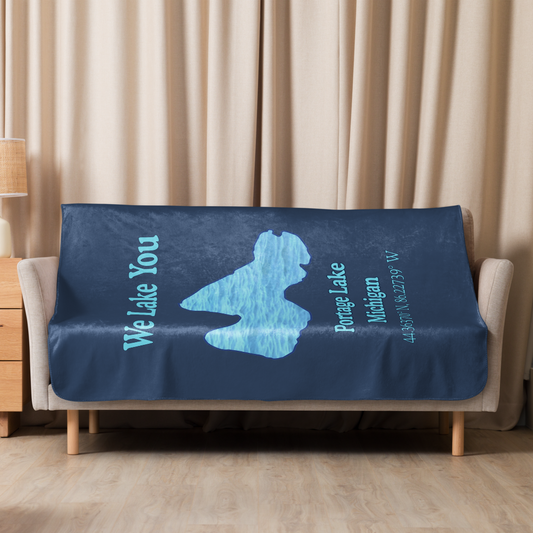 Portage Lake Sherpa Blanket