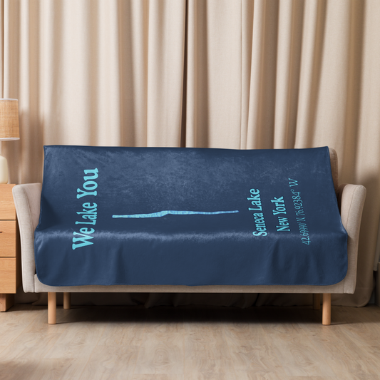Seneca Lake Sherpa Blanket