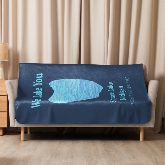 Square Lake Sherpa Blanket