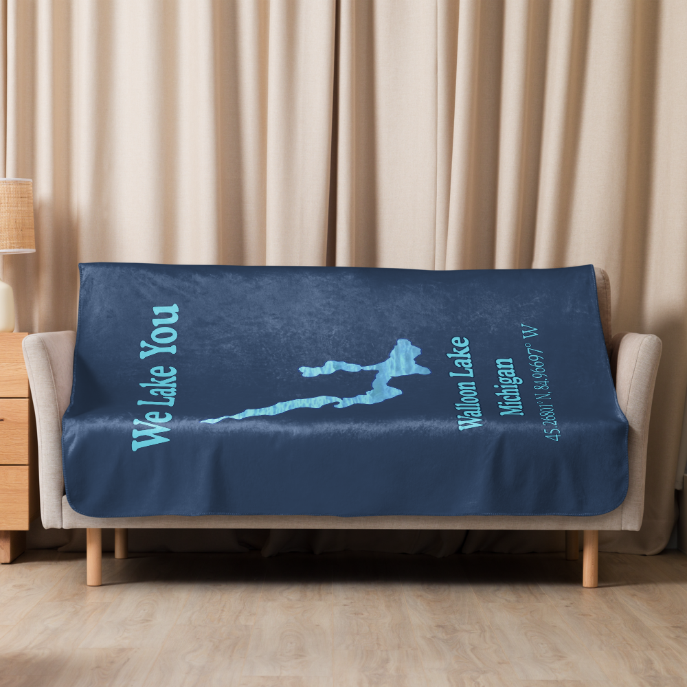 Walloon Lake Sherpa Blanket