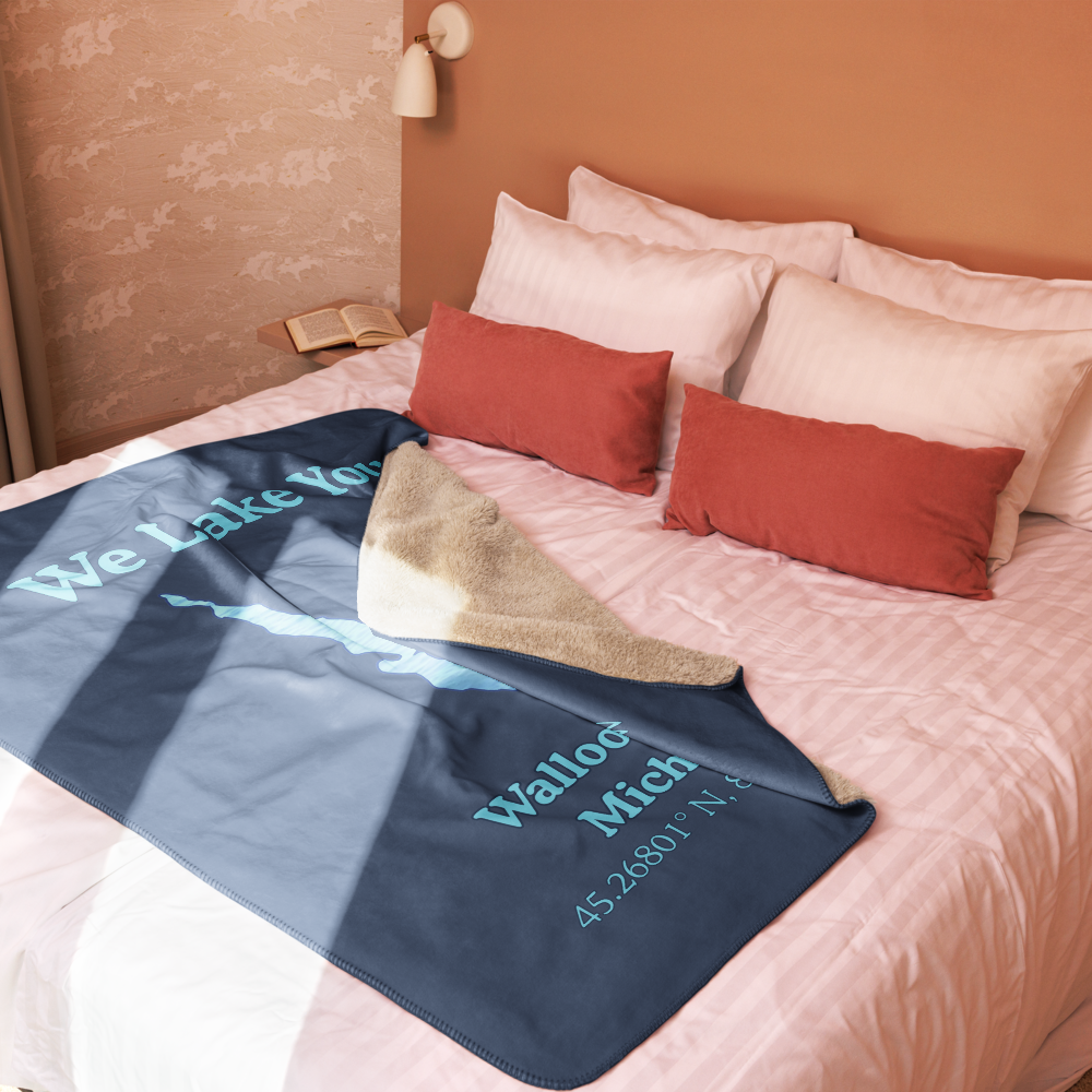 Walloon Lake Sherpa Blanket