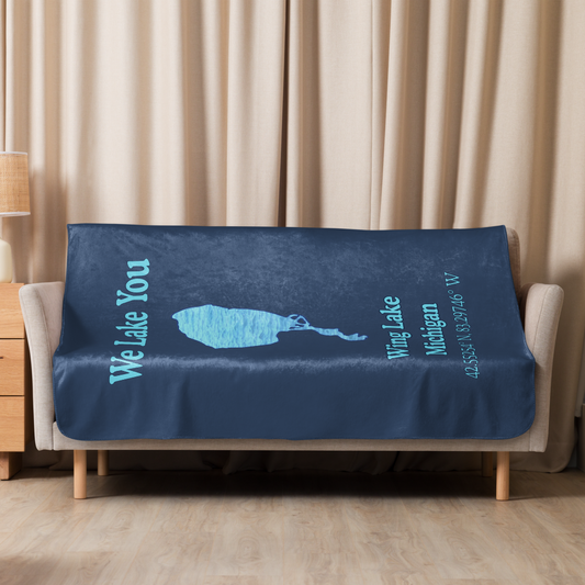 Wing Lake Sherpa Blanket