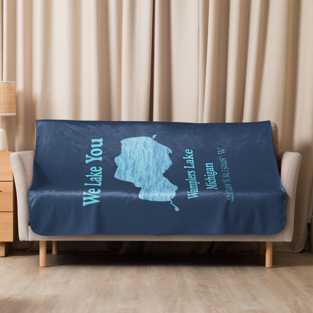 Wamplers Lake Sherpa Blanket