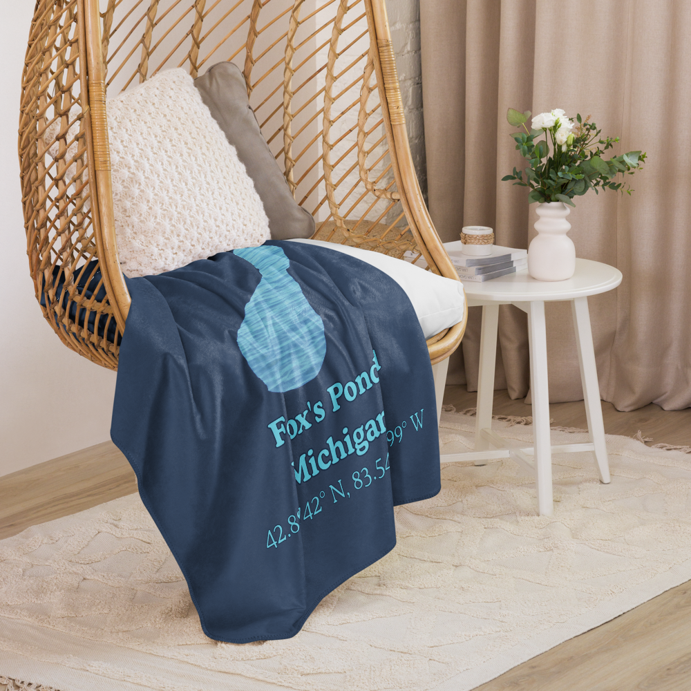 Fox's Pond Sherpa Blanket
