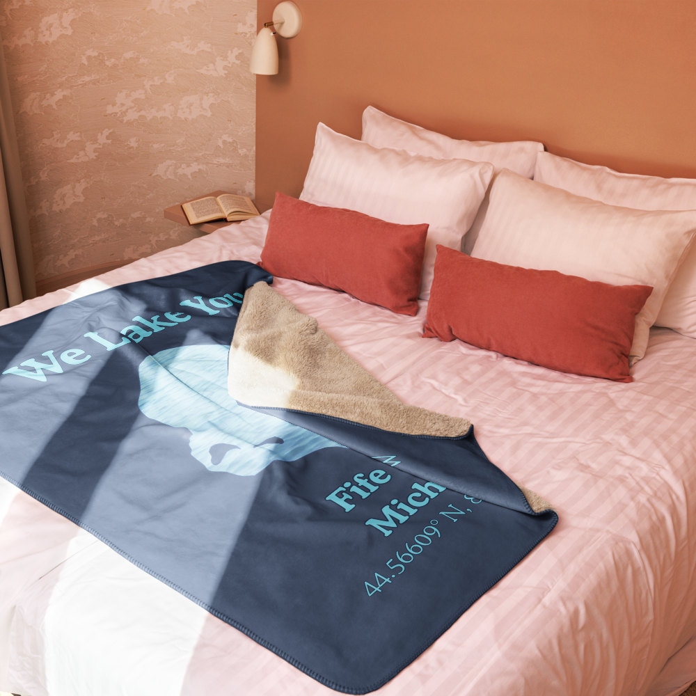 Fife Lake Sherpa Blanket