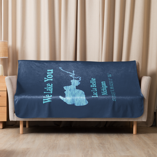 Lac La Belle Sherpa Blanket