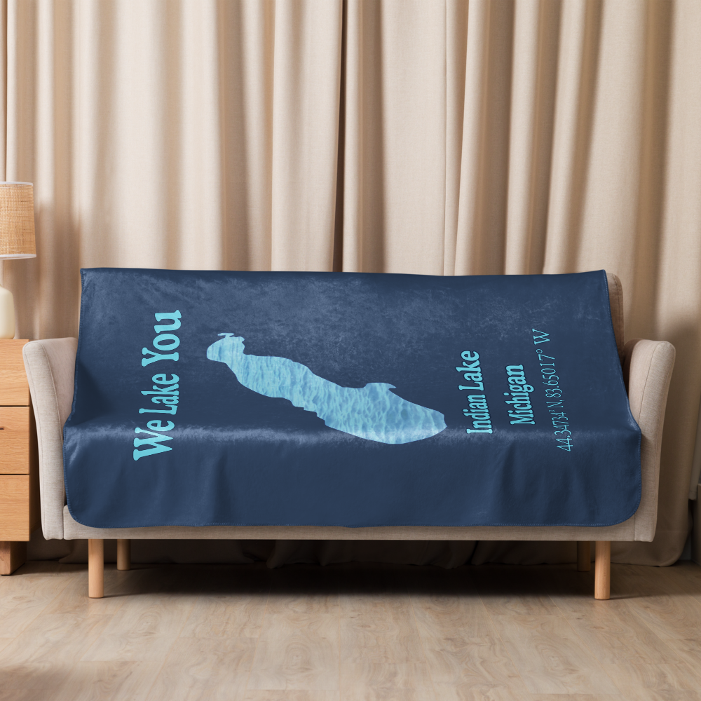 Indian Lake Sherpa Blanket