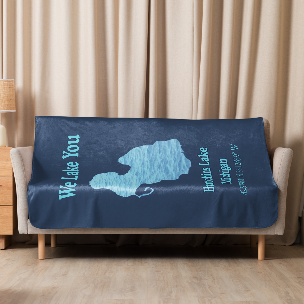 Hutchins Lake Sherpa Blanket