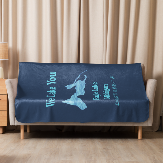 Eagle Lake Sherpa Blanket