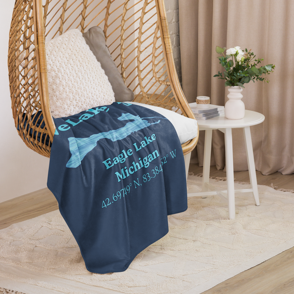 Eagle Lake Sherpa Blanket